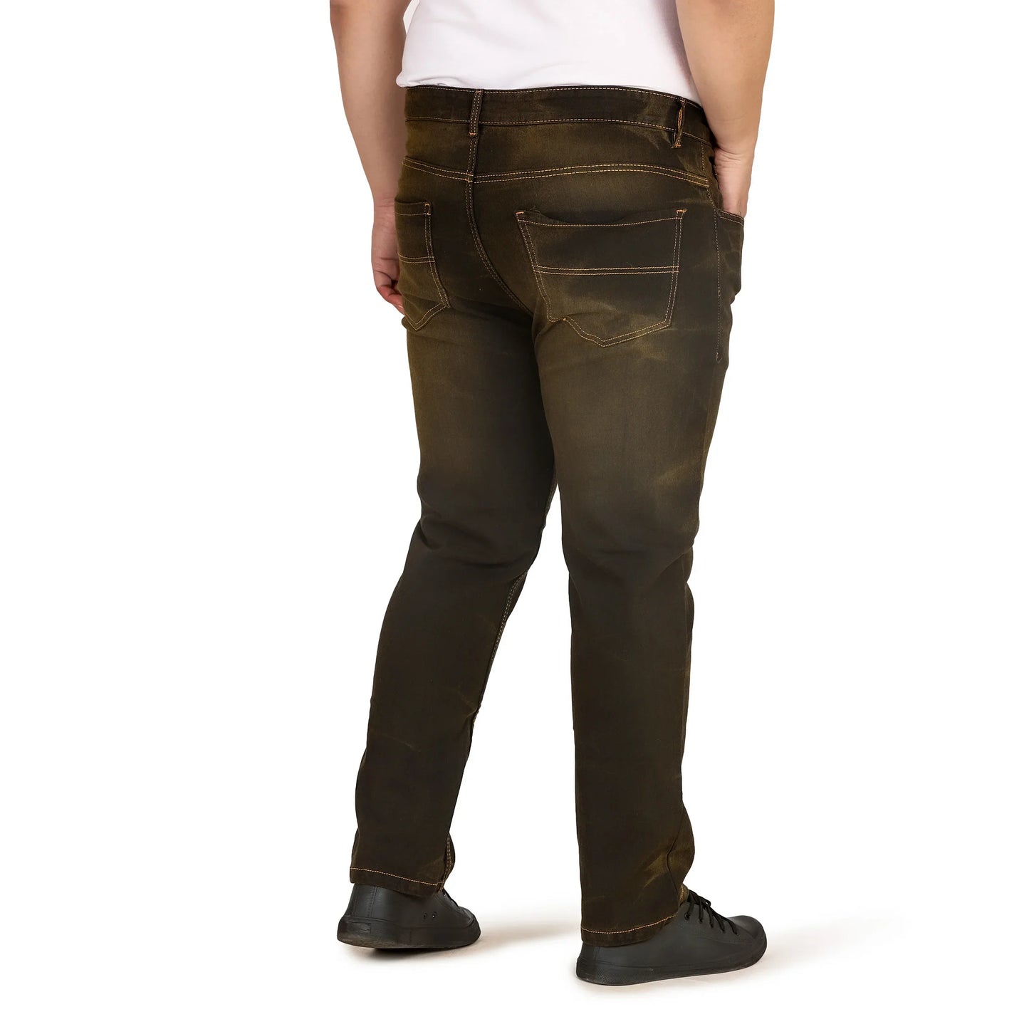 Kagad Men Plus Size Regular Fit Charcoal Grey Denim Jeans - Style Code "KGDJN-408027