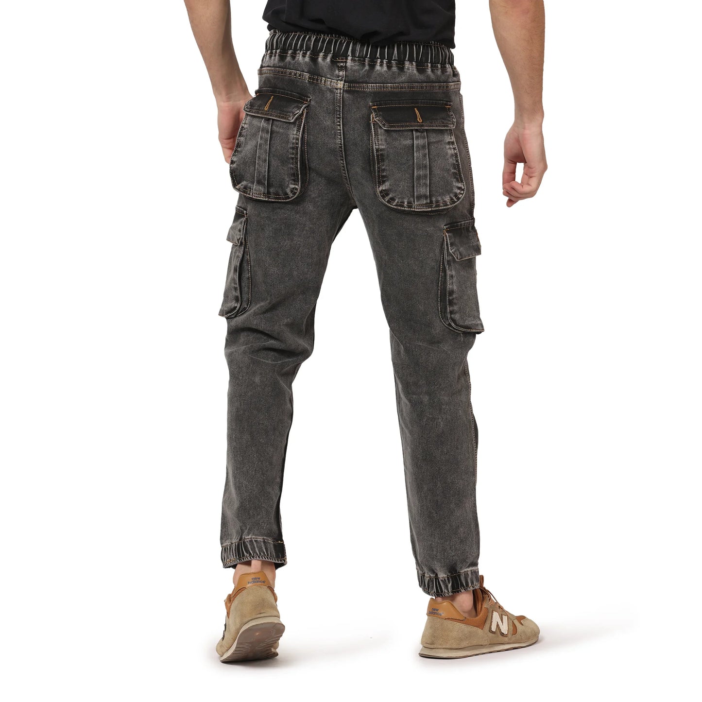 Abfy Zoo Men Regular fit Indigo Blue Denim Jeans Jogger - Style Code "KGDJGR-401002