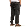 Kagad Jeans Men Regular and Plus Size Cargo Pocket Charcoal Grey Denim Jogger - Style Code "KGDJGR-406014