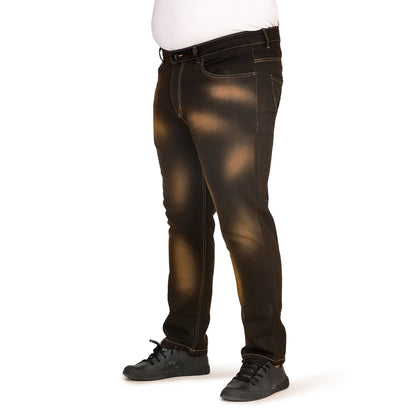 Kagad Men Plus Size Regular Fit Charcoal Grey Tinted Denim Jeans - Style Code "KGDJN-408019