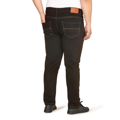 Kagad Men Plus Size Regular Fit Charcoal Grey Tinted Denim Jeans - Style Code "KGDJN-408019