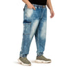 Kagad Jeans Men Regular and Plus Size Regular Fit   Light Blue  Color  Denim Jeans Jogger - Style Code "KGDJGR-406011