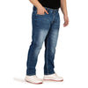 Kagad Jeans Men Plus Size Regular Fit Mid Blue Denim Jeans - Style Code "KGDJN-408013
