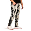 Kagad Jeans Men Plus Size Regular Fit Black Offwhite Print Denim Jeans - Style Code "KGDJN-408012