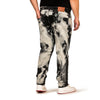 Kagad Jeans Men Plus Size Regular Fit Black Offwhite Print Denim Jeans - Style Code "KGDJN-408012