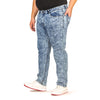 Kagad Jeans Men Plus Size Regular Fit Mid Blue Ice Washed Denim Jeans - Style Code "KGDJN-408007