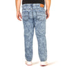Kagad Jeans Men Plus Size Regular Fit Mid Blue Ice Washed Denim Jeans - Style Code "KGDJN-408007