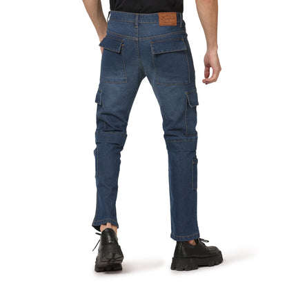Kagad Men Straight Fit Vintage Blue Denim Jeans - Style Code "KGDJNS-403006
