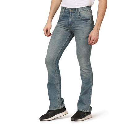 Kagad Men Straight Fit Light Blue Denim Jeans - Style Code "KGDJNS-403015