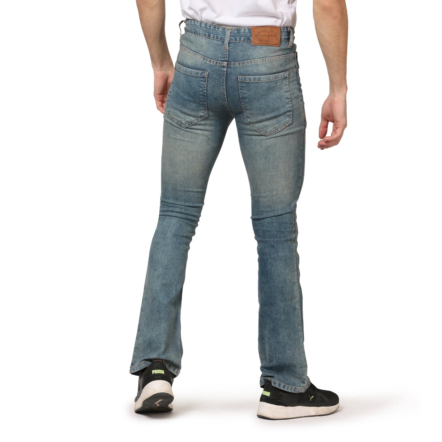 Kagad Men Straight Fit Light Blue Denim Jeans - Style Code "KGDJNS-403015