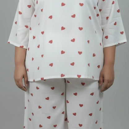 Women’s Premium Rayon Crop Top & Palazzo Co-ord Set