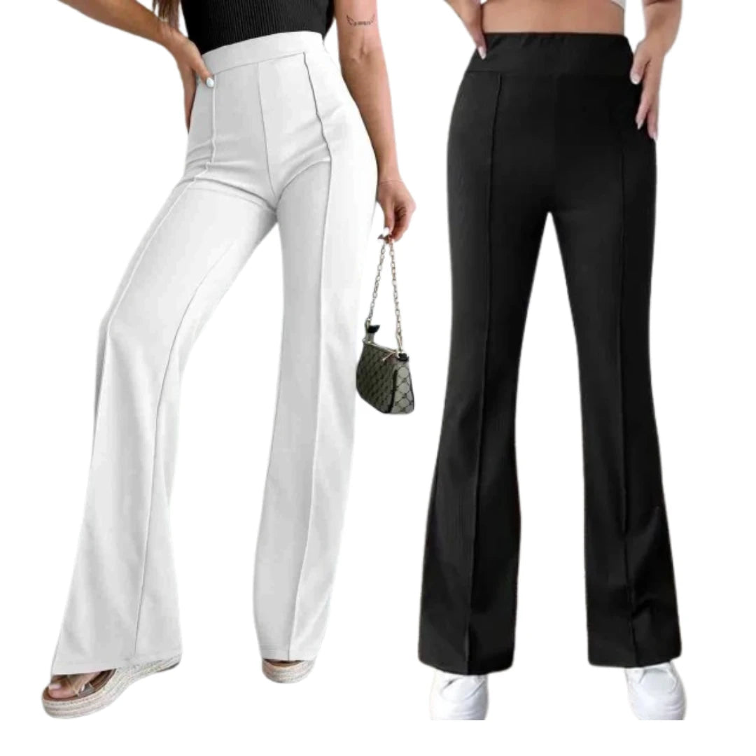 Women’s Ultra-Stretch Lycra Harem Pants – Pack of 2