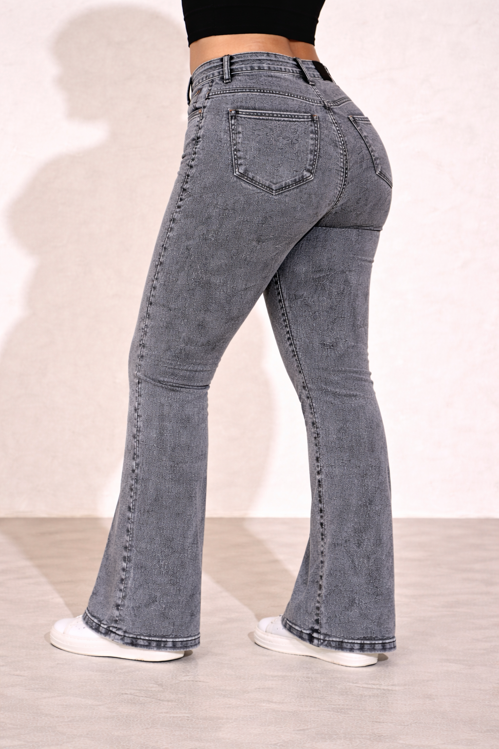 Womens high rise Boot fit Jeans KGDJNS-404033