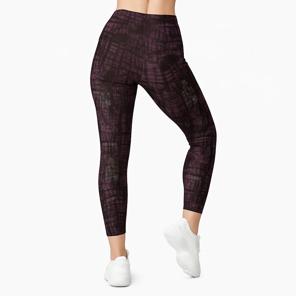 Women’s Cotton High-Rise Performance Leggings – Pack of 2