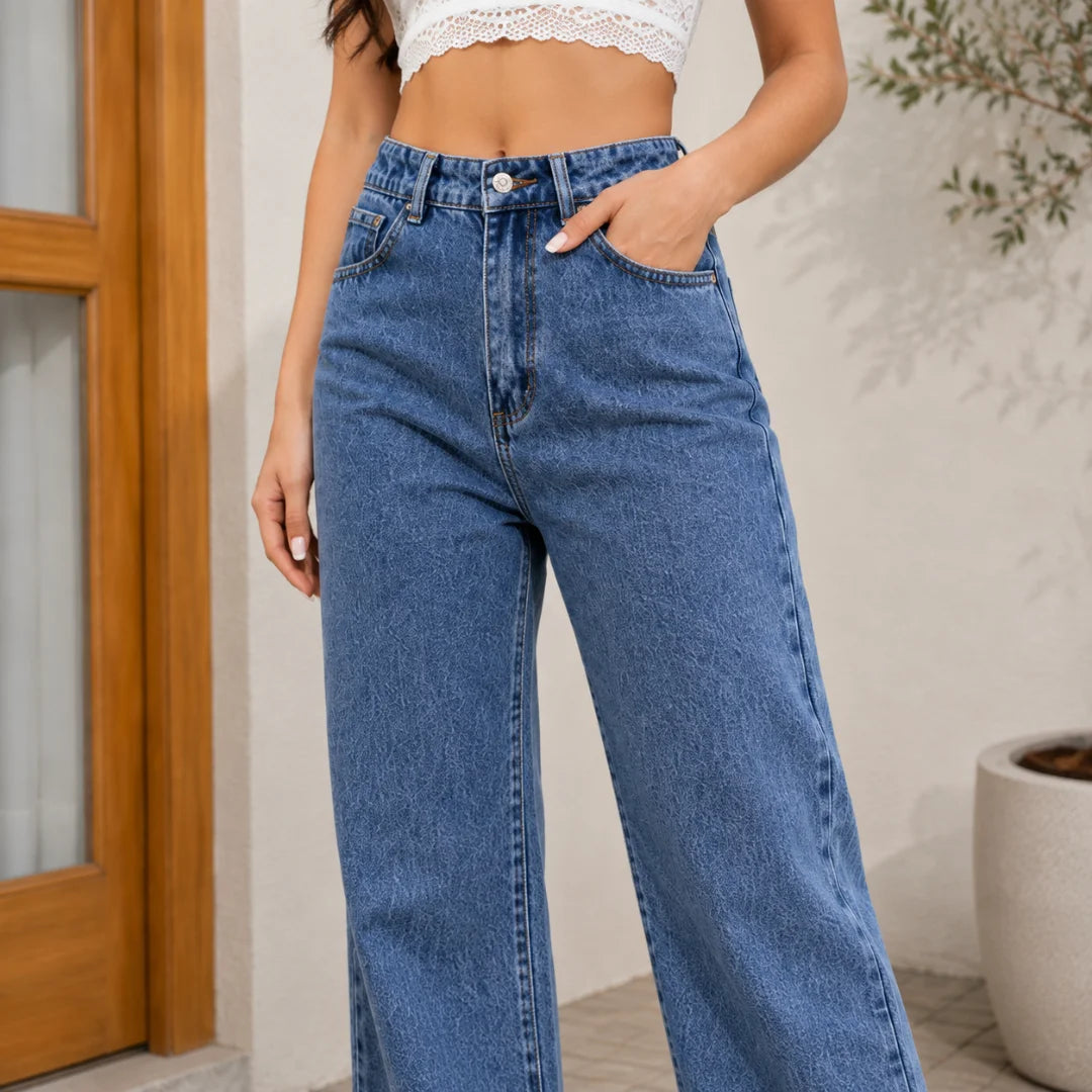 100 ZOO Korean Cotton Relaxed Fit Women’s Jeans