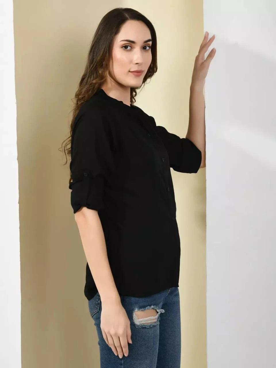 Women’s Premium Rayon Button-Down Shirts – Pack of 2