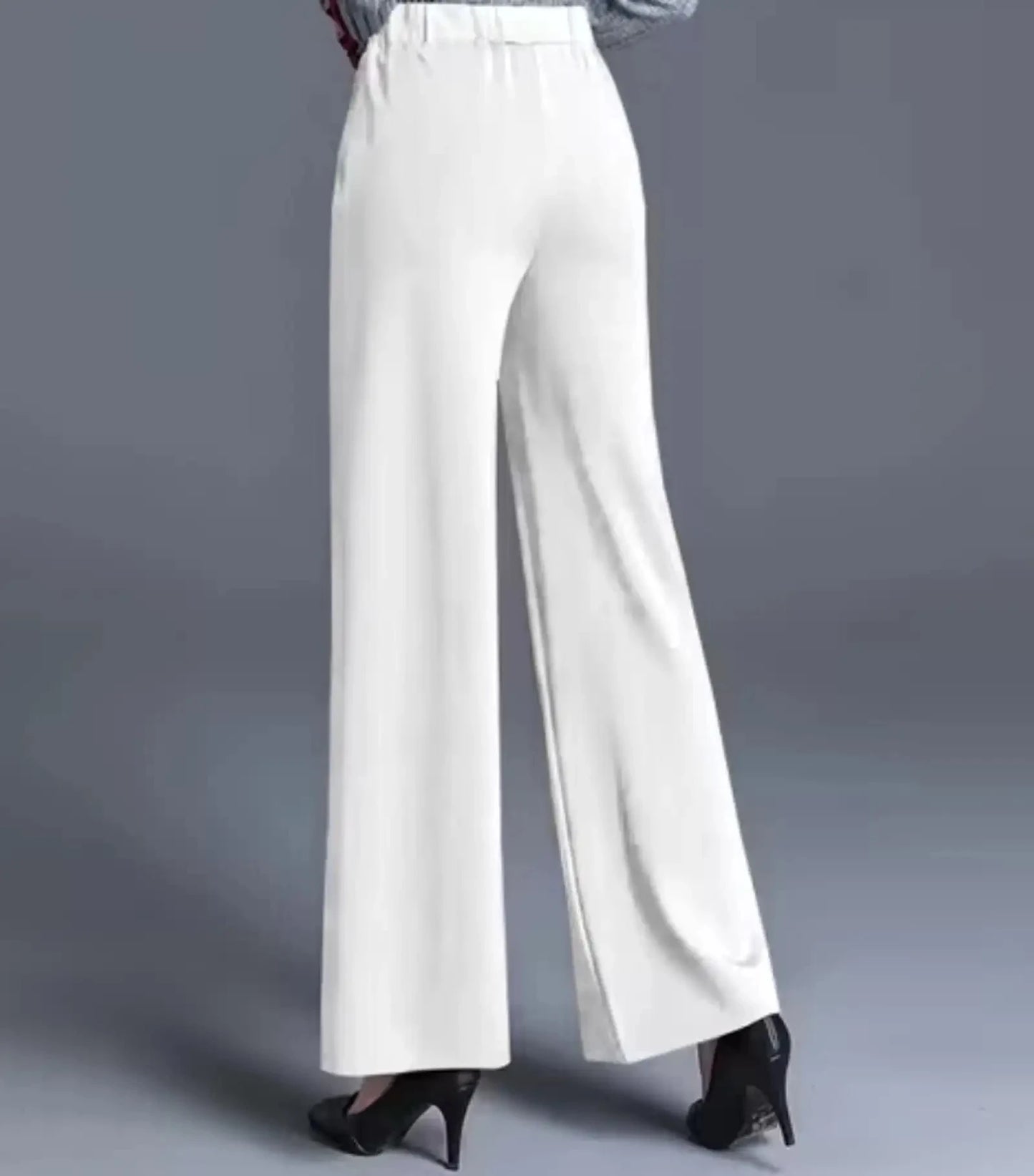 Women’s High-Rise Straight Fit Stretch Pants – Pack of 2