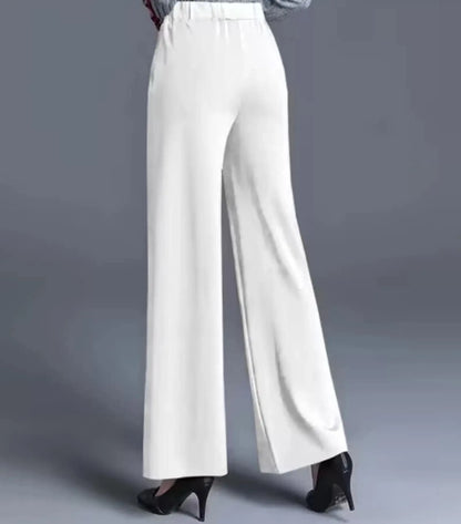 Women’s High-Rise Straight Fit Stretch Pants – Pack of 2